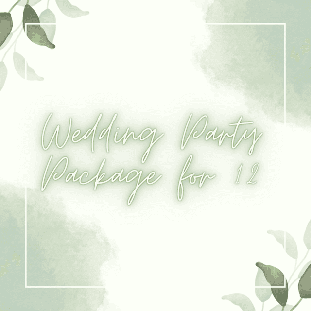 Wedding Party Package for 12 at Monet Esthetics and Skincare in San Diego, CA
